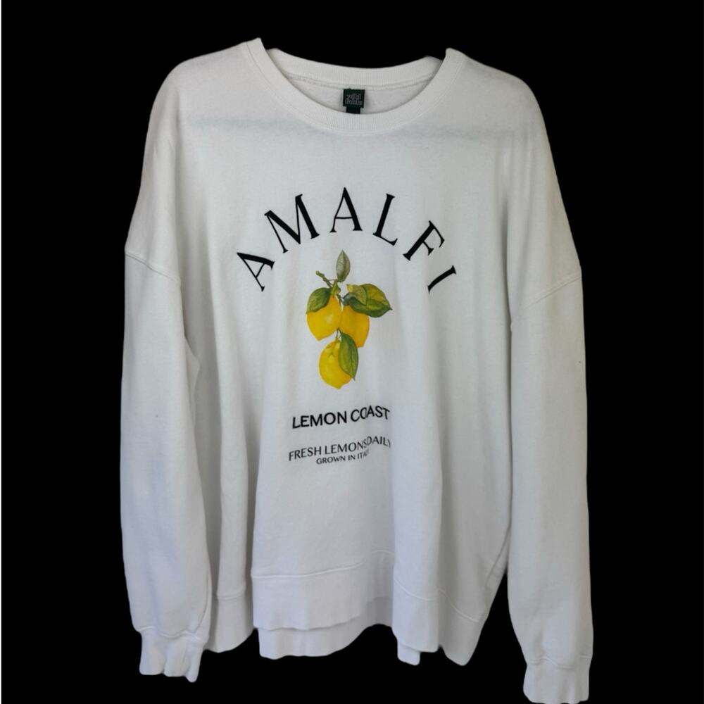 Wild Fable Amalfi Coast Pullover Crewneck Oversized Sweater Sz Large